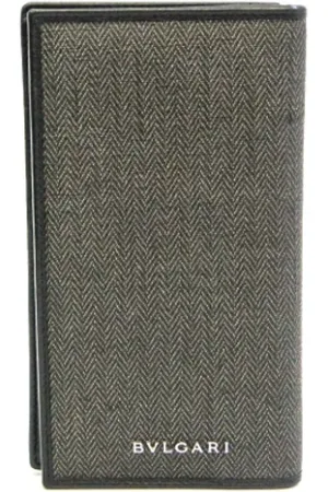 Bvlgari Dames, Pre-owned, Grijs, Maat: ONE Size Leer