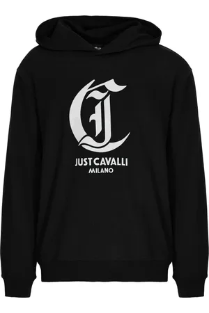 Roberto Cavalli Heren, Sweatshirts & Hoodies, Zwart, Maat: 2XL