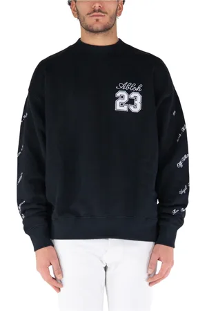 OFF-WHITE Heren, Sweatshirts & Hoodies, Zwart, Maat: XL Katoen