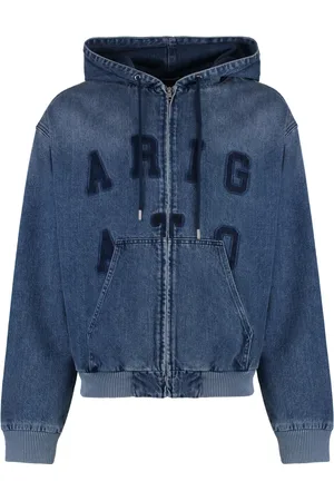 Axel Arigato Heren, Sweatshirts & Hoodies, Blauw, Maat: S Denim