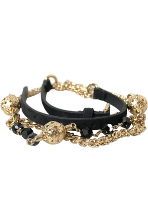 Dolce & Gabbana Dames, Accessoires, Veelkleurig, Maat: 90 CM Leer