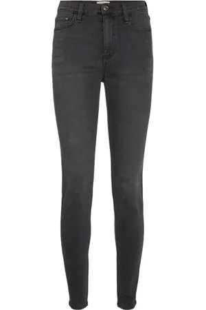 Freequent Dames, Jeans, Zwart, Maat: W33 L32 Katoen