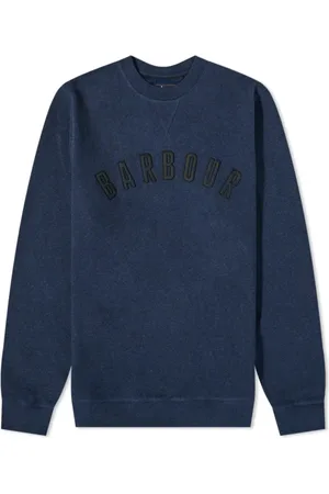 Barbour Heren, Sweatshirts & Hoodies, Blauw, Maat: XL Katoen