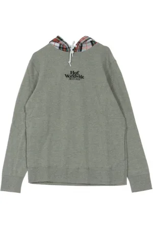 Huf Heren, Sweatshirts & Hoodies, Grijs, Maat: XL