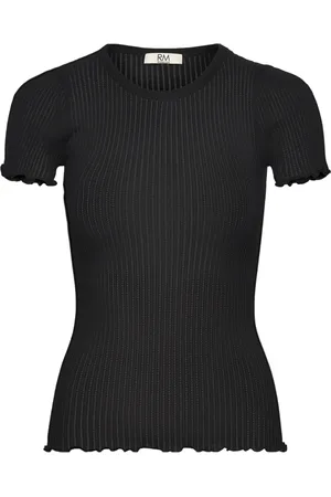 Rosemunde Dames, Tops, Zwart, Maat: L Katoen