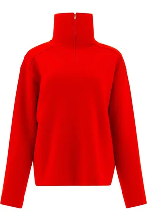Auralee Dames, Truien, Rood, Maat: XS Wol