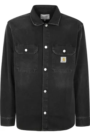 Carhartt Heren, Overhemden, Zwart, Maat: L