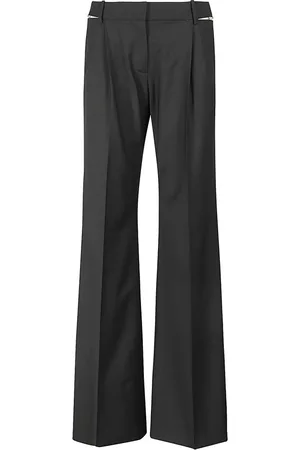Anna October Dames, Broeken, Zwart, Maat: M Wol