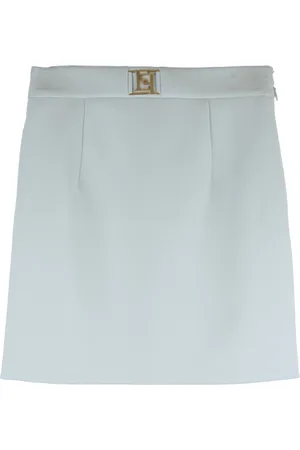Elisabetta Franchi Dames, Rokken, Blauw, Maat: XS Poliester