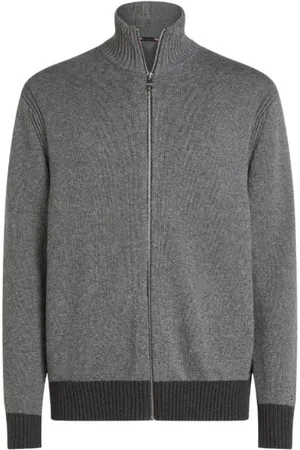 Tommy Hilfiger Heren, Truien, Grijs, Maat: L Katoen