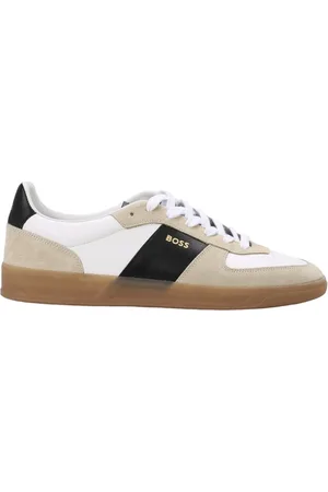 HUGO BOSS Heren, Schoenen, Wit, Maat: 45 EU Leer