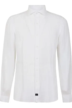 FAY Heren, Overhemden, Wit, Maat: 3XL Linnen
