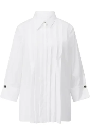 Marc Cain Dames, Blouses & Shirts, Wit, Maat: L