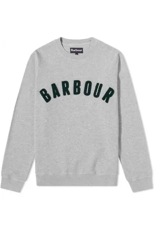 Barbour Heren, Sweatshirts & Hoodies, Grijs, Maat: XL Katoen