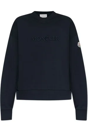 Moncler Dames, Sweatshirts & Hoodies, Blauw, Maat: XS Katoen