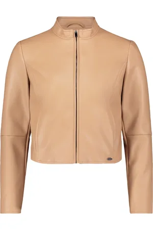 Betty & Co Dames, Jassen, Bruin, Maat: S Leer