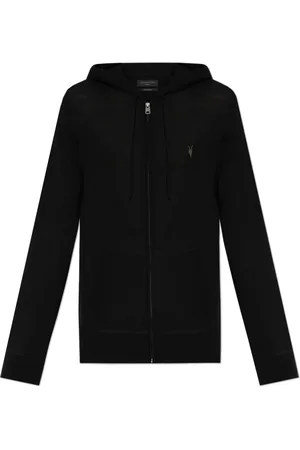 AllSaints Heren, Sweatshirts & Hoodies, Zwart, Maat: 2XL Wol