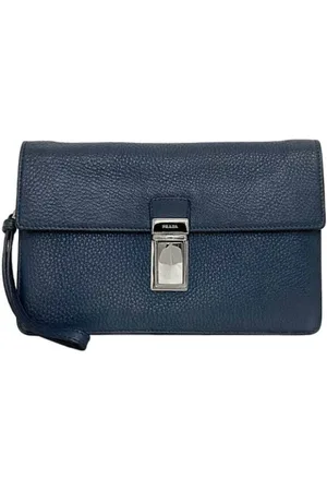 Prada Dames, Pre-owned, Blauw, Maat: ONE Size