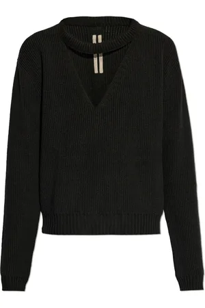 Rick Owens Dames, Truien, Zwart, Maat: S Wol