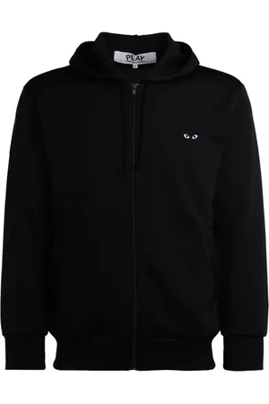 Comme des Garçons Heren, Sweatshirts & Hoodies, Zwart, Maat: 2XL Poliester