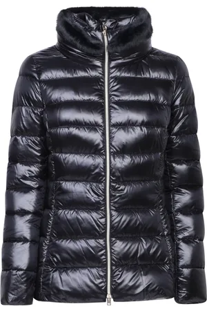 HERNO Dames, Jassen, Zwart, Maat: XL Polyamide