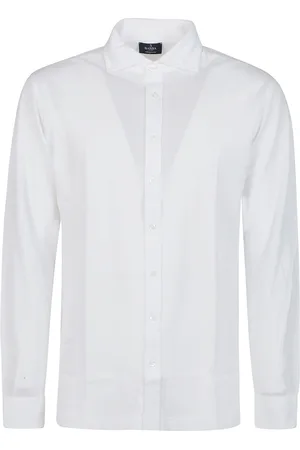 BARBA Heren, Overhemden, Wit, Maat: 2XL Katoen
