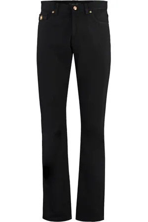 VERSACE Heren, Jeans, Zwart, Maat: W32 Katoen