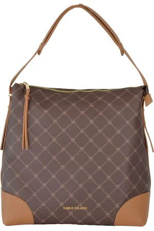 Carlo Colucci Dames, Tassen, Bruin, Maat: ONE Size