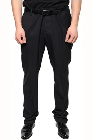 Dolce & Gabbana Heren, Broeken, Zwart, Maat: 2XL Wol