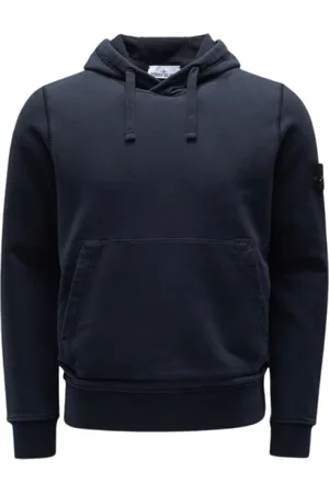 Stone Island Heren, Sweatshirts & Hoodies, Blauw, Maat: M Katoen