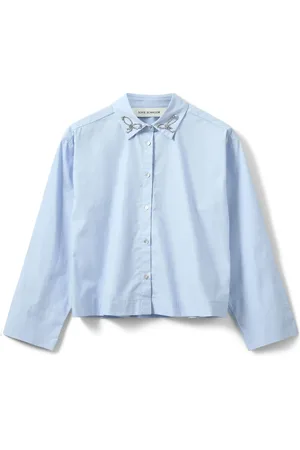 Sofie Schnoor Dames, Blouses & Shirts, Blauw, Maat: XS