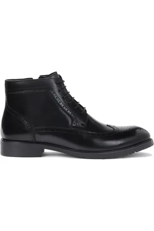 Kazar Heren, Schoenen, Zwart, Maat: 44 EU Leer