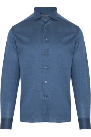 corneliani Heren, Overhemden, Blauw, Maat: 3XL Katoen