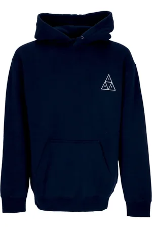 Huf Heren, Sweatshirts & Hoodies, Blauw, Maat: XL Katoen
