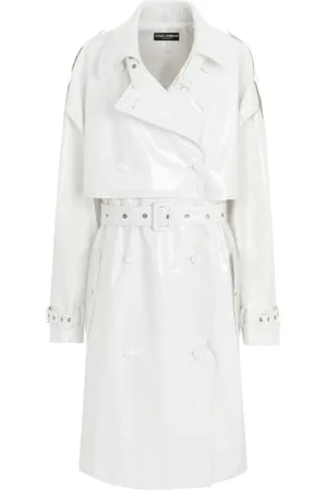 Dolce & Gabbana Dames, Mantels, Wit, Maat: XS Zijde
