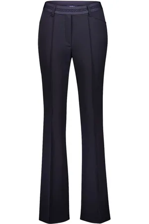 Atelier Gardeur Dames, Broeken, Blauw, Maat: 2XL Polyamide