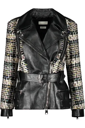 Alexander McQueen Dames, Jassen, Zwart, Maat: S Tweed