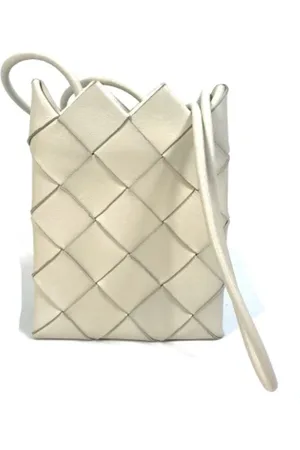 Bottega Veneta Dames, Pre-owned, Wit, Maat: ONE Size Leer