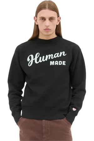 HUMAN MADE Heren, Sweatshirts & Hoodies, Zwart, Maat: L Katoen