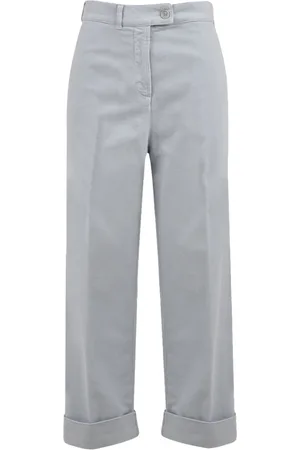 Aspesi Dames, Broeken, Grijs, Maat: 2XS