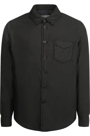 Original Vintage Heren, Overhemden, Zwart, Maat: L Katoen