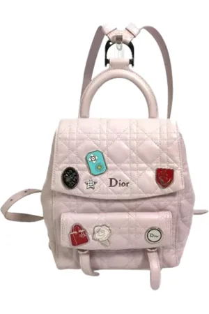 Dior Dames, Pre-owned, Roze, Maat: ONE Size Leer