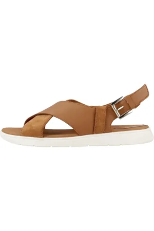 Geox Dames, Schoenen, Bruin, Maat: 40 EU Leer