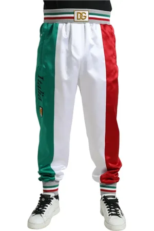 Dolce & Gabbana Heren, Broeken, Veelkleurig, Maat: XL Zijde