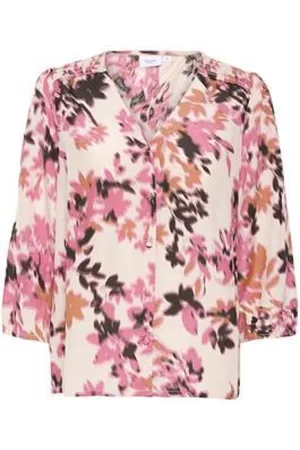 Saint Tropez Dames, Blouses & Shirts, Veelkleurig, Maat: S Viscose