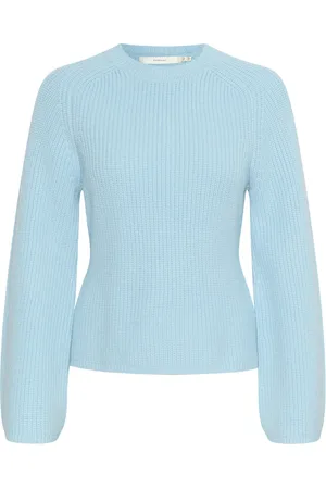 INWEAR Dames, Truien, Blauw, Maat: S