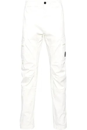 C.P. Company Heren, Jeans, Wit, Maat: 3XL Katoen