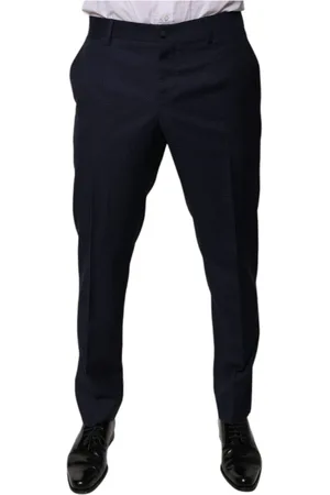 Dolce & Gabbana Heren, Broeken, Blauw, Maat: S Katoen