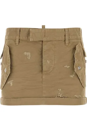 Dsquared2 Dames, Rokken, Groen, Maat: 2XS Katoen