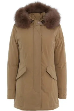 Woolrich Dames, Jassen, Blauw, Maat: L Katoen